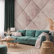 shumee Foto tapeta - Perfect cuts - geometrijski simetrični vzorec ploščic z vzorcem