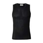 JACK & JONES Pleteni prsluk JORMAINE crna