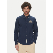 La Martina Košulja Alfred MAC601 PP483 Tamnoplava Regular Fit
