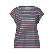 STREET ONE Majica ecru/kraljevo modra/jelka/magenta