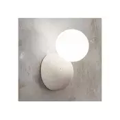 Ondaluce - Zidno svetlo ROCK 1xG9/7W/230V beton/bela