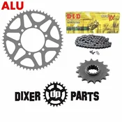 Pogonski komplet 15/70 ALU + veriga DID 525 VX - Honda CBR F4i FS sport (2001-2007) PC35