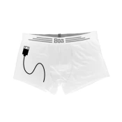 Muški donji veš USB punjac cs3766, Beli