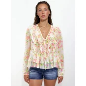 Hiccup Bluza oliva/roza/bela