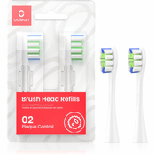 OClean Brush Head Plaque Control zamjenske glave za zubnu cetkicu 2 kom P1C1 W02 White