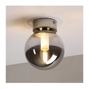 Stropno svetilo ELIAS 1xE14/5W/230V premer 13 cm matni krom/dimna siva