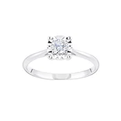 DIAMANT LETERNEL Prstan srebrna