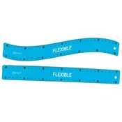 RAVNALO PVC 30 CM FLEKSIBILNO CONNECT PROZIRNO MODRO BLISTER