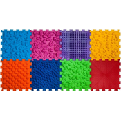 Ortek Masažna ortopedska podloga Puzzle Mix 8 elementov