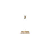 LED Lestenec na vrvici LED/10W/230V 3000K zlata pr. 35 cm