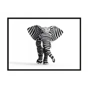 shumee SLIKOVNI PLAKAT V OKVIRJU A4 cm Elephant PD350