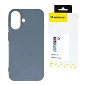 WOZINSKY Etui pokrowiec na Samsung Galaxy S24 FE Liquid Silicone Case MagSafe - szare