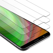 Cadorabo CADORABO Honor 7X - Zaščitna folija v visoka prosojnost - 3-pack Kaljeno zaščitno steklo za zaslone s trdoto 9H in združljivostjo s 3D dotikom, (20548274)