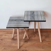 Hanah Home Set klub stocica 2Shp363, 2 komada, Svetloplavi