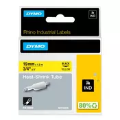 DYMO trak Rhino HST 19 mm, črna na rumeni