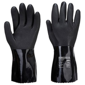 Portwest Rukavice a882 - esd pvc hemijske rukavice, crne vel.xxl ( 58587 )