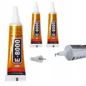 OEM E-8000 Univerzalno Lepilo – 3X110 ml, Prozorno, Elastično, za Elektroniko in Modelarstvo | 70–85a, 3–8 H Strjevanje