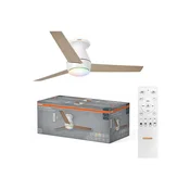 Osram - LED RGB zatemljiv stropni ventilator NORDES LED/18W/230V 3000-6500K + daljinski upravljalnik