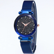 Magnetna ura Stars - modra KP6248