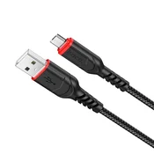 Hoco Kabel USB A na Micro USB Hoco 2,4 A, 3 m, X59, črn