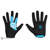 FORCE MTB Power rokavice, črna/modra (XL)