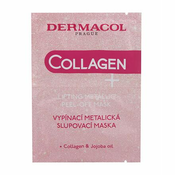 Dermacol Collagen+ Lifting Metallic Peel-Off maska za ucvršcivanje 15 ml