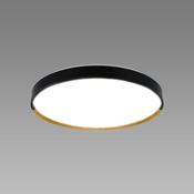 Strühm - Stropna LED svetilka FARNA C 24W NW - hrast / črna, nevtralna bela svetloba