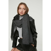 Trendyol Womens Black Soft-textured Scarf