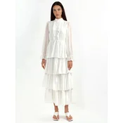 MSN Collection Obleka Maxi bela