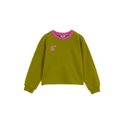 WE Fashion Majica oliva/roza
