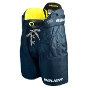 Hlače za hokej Bauer Supreme MACH Navy Youth L