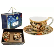 Carmani, Velika skodelica Vanessa 340 ml - VAN Gogh/Vaza z vrtnicami