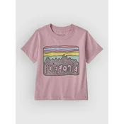 Patagonia Fitz Roy Skies Kids T-Shirt quiet violet