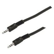 Bachmann Bachmann 918.011 klinker avdio priključni kabel [1x 3\,5 mm banana moški konektor - 1x 3\,5 mm banana moški konektor] 2.50 m črna, (20431898)