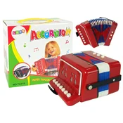 INSTRUMENT Akordion za malega glasbenika, rdeč