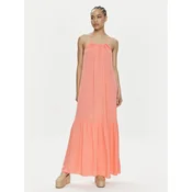 Tommy Hilfiger Poletna obleka UW0UW05406 Oranžna Relaxed Fit
