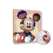 Slikanje po številkah MICKEY MOUSE | nizka težavnost | nizka težavnost