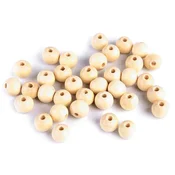 Lesene kroglice O10 mm - naravna svetloba (1000 g)