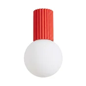 Sollux Lighting Stropna svetilka HALO rdeča IP44, (5000352411)