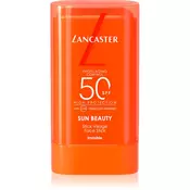 Lancaster Sun Beauty Face Stick krema za suncanje i sticku za lice i vrat SPF 50 19 g