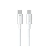 WDC-182 Kabl 3.1 USB tip C M/M 1m, za Superbrzo punjenje 100W/480Mbps, beli