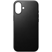 Nomad Modern Leather case, black - iPhone 16 Plus (NM01699385)