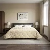 vidaXL Polna celoletna prevleka Šonerisan krema 200 x 220 cm