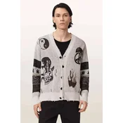 AllSaints kardigan moški bombažen BRAM CARDIGAN