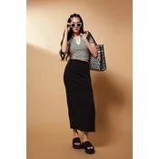 DEFACTO Corduroy Camisole Maxi Skirt