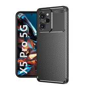 Techsuit – Karbonska torbica za Xiaomi Poco X5 Pro – črna
