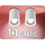 V-TAC Stropna svetilka GU10/GU5.3, bela, 1+1 gratis!