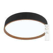 Top Light - LED prigušiva stropna svetiljka LED/51W/230V + daljinski upravljac crna/braon