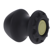 Oxballs Kum Keeper Plug Small Black - Flexible Silicone System DJH009C