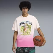 PUMA ATW Dylan II Oversized Basketball Tee Men, Men, Jasmine Flower/Posie Pink, XXL
